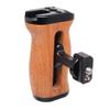FEICHAO Camera Side Handle 1/4 Screw Wooden Grip for DSLR Camera Cage Photography Expansion Accessories view 1