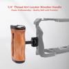 FEICHAO Camera Side Handle 1/4 Screw Wooden Grip for DSLR Camera Cage Photography Expansion Accessories view 4