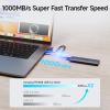 fanxiang 1TB External SSD - Portable SSD External Solid State Drive, 1000MB/s,USB 3.2 Gen2 Type-C, Aluminum Alloy, External Hard Drive for iPhone15/16/17,Android, Mac, Windows -PS1008NEW view 2