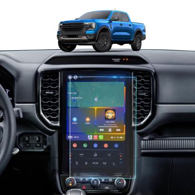 2024-2025 2026 Ranger Matte Anti-Glare Screen Protector - For 2024 2025 2026 Ford Ranger (XLT Optional/LARIAT/Raptor) 12Inch Touchscreen 2025 2026 Ranger Accessories 9H Tempered Glass [NO Glare&Fingerprint]
