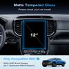 2024-2025 2026 Ranger Matte Anti-Glare Screen Protector - For 2024 2025 2026 Ford Ranger (XLT Optional/LARIAT/Raptor) 12Inch Touchscreen 2025 2026 Ranger Accessories 9H Tempered Glass [NO Glare&Fingerprint] view 2