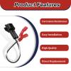 2 Pair Door Speaker Wiring Harness Connector Kit for Ford F150 Edge Escape 2001-2011, 3/5/6 1998-2011, Lincoln Navigator Town Car 1999-2011  Aftermarket Speaker Wire Adapter Cable Plug view 4