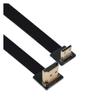 Treayes FPC Long Short Line Camera M1ni HDMI Aerial Line Standard HDMI Male C Female Upward Bend Ultra Thin HD Line Expansion(0.15M,C2-A2) view 1