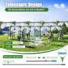 10ft x50ft Pipe and Drap Backdrop Stand Kit, Background Support System Curtain Frame,Heavy Duty Stand with Carbon Steel Base, Wedding, Party, Event, Photography and Exhibition view 2
