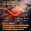 MINIX Elite ER936-AI Mini PC, AMD Ryzen AI 9 365 (10-Core), 32GB DDR5-5600MHz, 1TB PCIe 4.0 SSD, Radeon 880M, 73 Tops AI, 48K@60Hz Displays, WiFi 6E, for Gaming, Content Creation, Business, AI Tasks view 2
