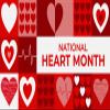 BELECO 9x6ft Fabric National Heart Month Backdrop Red Hearts Pattern Health Awareness Advocacy Events Background Heart Disease Prevention Speech Decorations Banner Photoshoot Props view 2