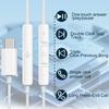1 Pack-USB C Headphones for iPhone 17/16/15 Pro Earbuds Type C Wired Earphones with Mic & Remote Control Noise Cancelling for iPhone 17/16/15 Pro/Air/Pro Max, iPad Pro, iPad mini view 4