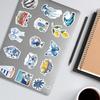 100pcs Aesthetic Summer Holidays Stickers, Blue Ocean Beach Waterproof Stickers Pack for Photo Album, Kindle, Laptop, Journal, Scrapbook, Water Bottle, Skateboard, Luggage view 3