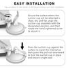 Starlink Mini Mount, Starlink Mini Accessory for Car Sunroofs or Windows, Secure Satellite Mounting Kit with Strong Grip for RVs, Boats and Road Trips, Stable Signal Performance, White view 3