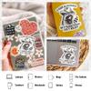 (3Pcs-3") Undiagnosed But Something Aint Right Stickers Funny Raccoon Cowboy Mental Health Humor Waterproof Die-Cut Vinyl Sticker Decal for Laptop Water Bottle Hard Hat Decals Birthday Gifts 3 Inches view 3