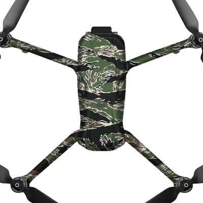 AIR3 Anti-Scratch Vinyl Wrap Film Decal Skin for DJI Air 3 Camera Body Accessories Protective Sticker Protector Coat (Tiger Stripe Camo)