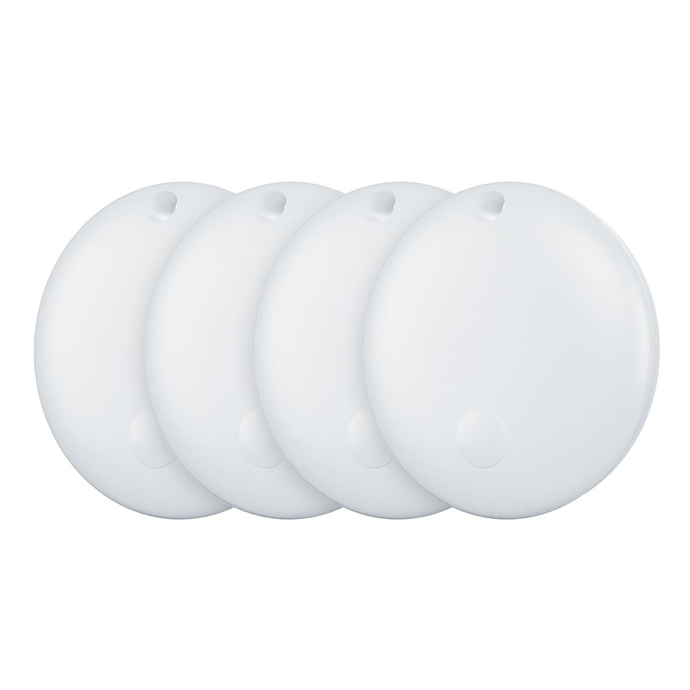 Air Tracker Tag IP67 Waterproof Bluetooth Tracker, Keychain Finder, Item Locator for Bags, Backpacks, Luggage, Wallets (Android Only White-4)