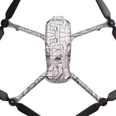 AIR3 Anti-Scratch Vinyl Wrap Film Decal Skin for DJI Air 3 Camera Body Accessories Protective Sticker Protector Coat (Circuit White)
