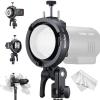 GODOX S3 Speedlite Bracket,   , Adjustment Angle90,Umbrella Hole, Bowens Mount Holder for Godox AD200Pro II AD300Pro II AD400Pro II V1 V100 V1Pro AD300Pro AD100Pro etc. view 1