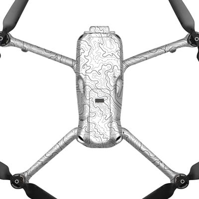 AIR3 Anti-Scratch Vinyl Wrap Film Decal Skin for DJI Air 3 Camera Body Accessories Protective Sticker Protector Coat (Contour White)