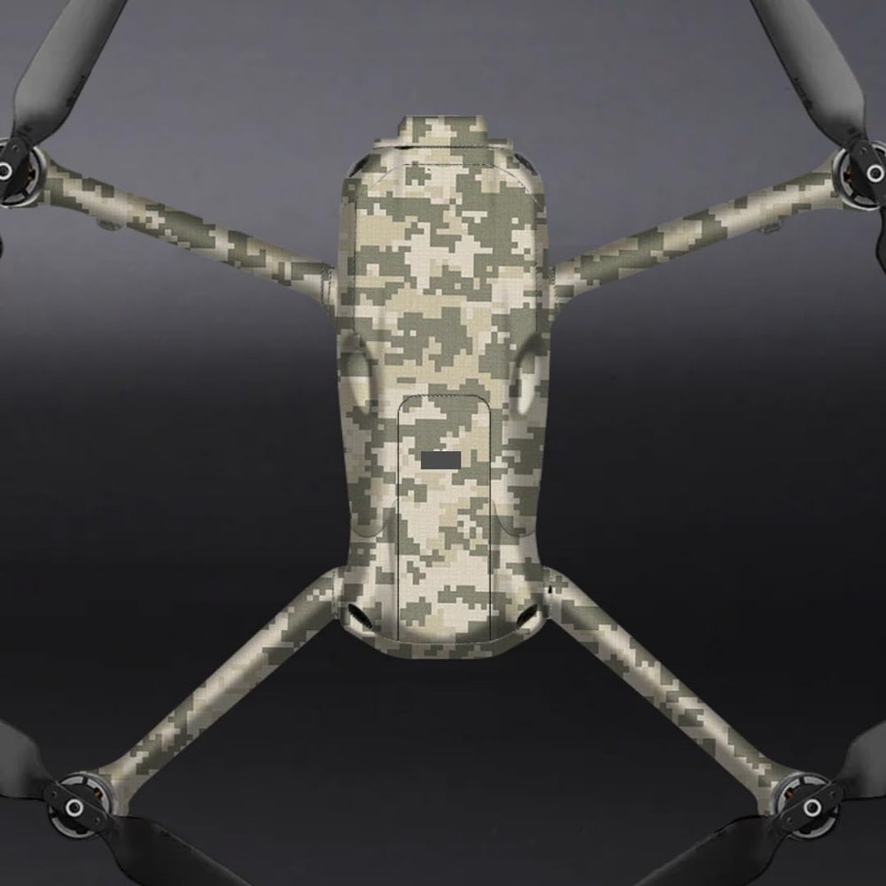 AIR3 Anti-Scratch Vinyl Wrap Film Decal Skin for DJI Air 3 Camera Body Accessories Protective Sticker Protector Coat (Digital Camo Desert)