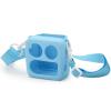 XBERSTAR for Yoto Mini Silicone Case Cover for Yoto Mini Kids Audio Player Silicone Cover with Straps (Blue) view 1