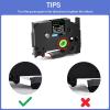 GREENCYCLE Compatible for Brother P-Touch Label Tape TZe-325 9mm 0.35" Laminated Black TZe325 TZ-325 TZe TZ 3/8 inch White on Black Label Maker Tape for PT-D210 PT-D220 PT-H110 PT-D400, 4 Pack view 4