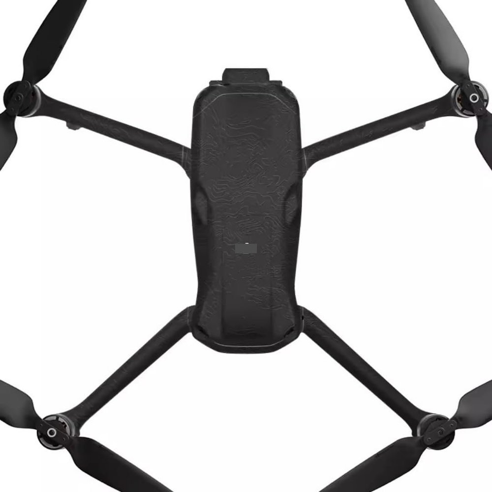 AIR3 Anti-Scratch Vinyl Wrap Film Decal Skin for DJI Air 3 Camera Body Accessories Protective Sticker Protector Coat (Contour Black)