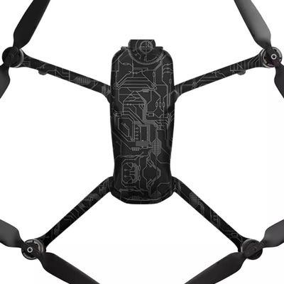 AIR3 Anti-Scratch Vinyl Wrap Film Decal Skin for DJI Air 3 Camera Body Accessories Protective Sticker Protector Coat (Circuit Titanium)