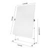 4.9FT x 6.6FT Photography Light Diffuser with Wheels, 270-360 Degree Rotatable Frame and 4.9-9.8 Feet Height Adjustable Support Stand, Polyester White Scrim Diffuser for Photo Video Shooting view 3