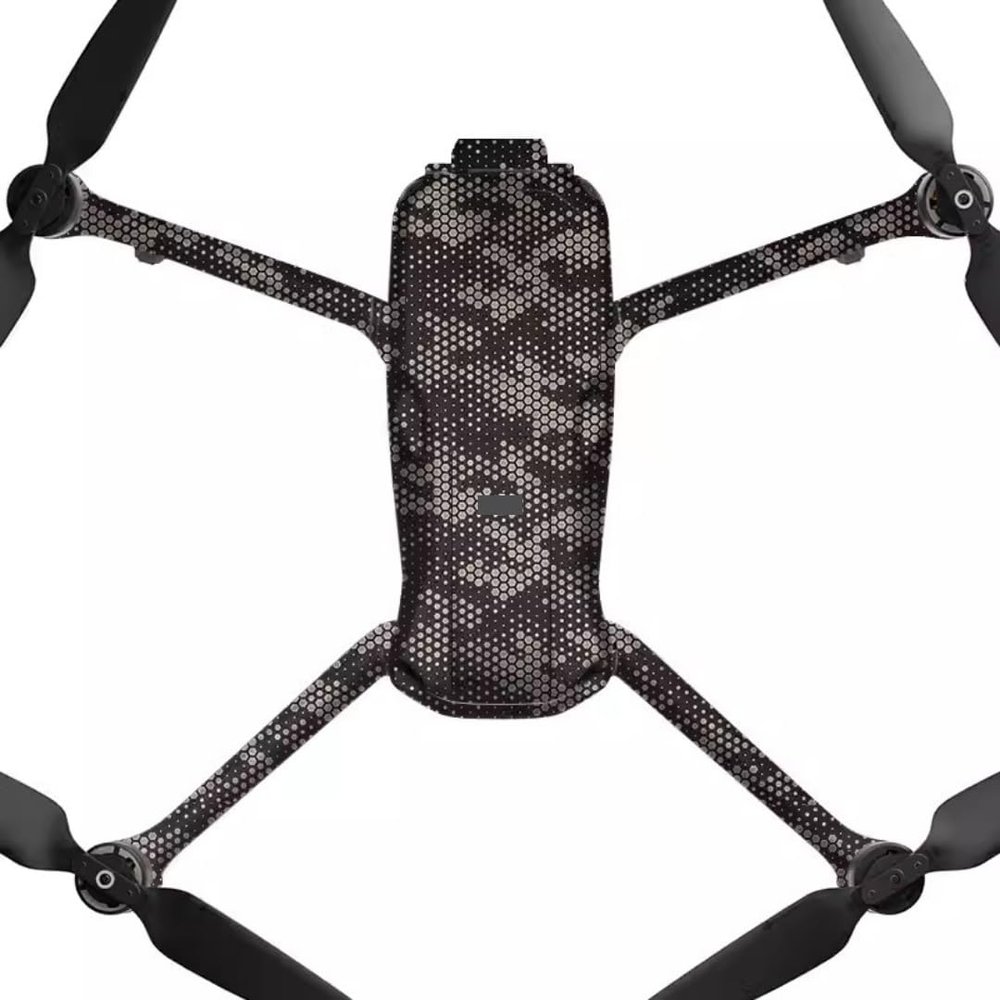 AIR3 Anti-Scratch Vinyl Wrap Film Decal Skin for DJI Air 3 Camera Body Accessories Protective Sticker Protector Coat (Mamba Titanium)