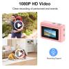 VBESTLIFE Mini Camera 1080P HD Video Recorder, Keychain Digital Camcorder with 0.96" HD Display, Portable Tiny Camera for Travel, Vlog (Pink) view 2