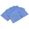 100 * 100 * 1mm Portable Thermal Insulation Pads, 10 * 10 * 1mm Small Grid Blue Conductive Silicone Sheet 1pc view 1