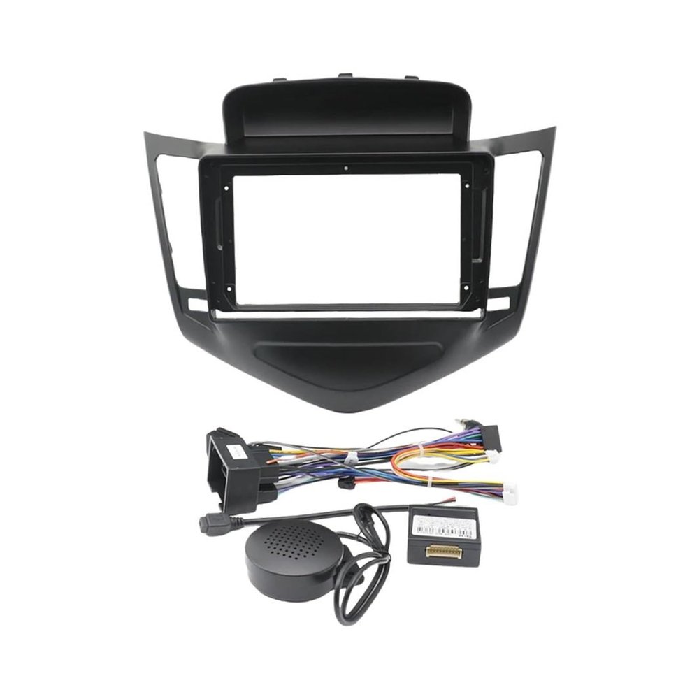 Car for Chevrolet for Cruze 2009-2014 9 Inch 2Din Car DVD Frame Audio Fitting Adaptor Dash Trim Kits Facia Panel Double Din Radio Player Radio Frame