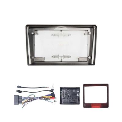 Car 2 Din Car DVD Frame Audio Dash Trim Kits Facia Panel Radio Player Screen Frame for Opel for Astra H for Zafira B 2007 Radio Frame
