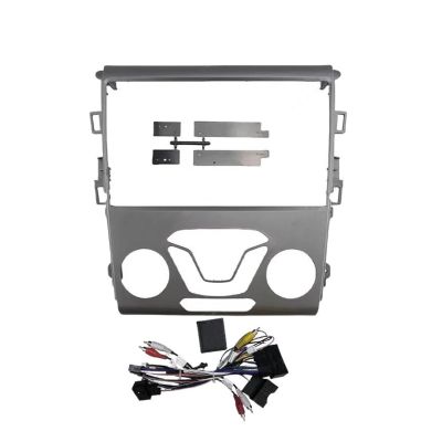 Car Frame Fascia Adapter Canbus Box Decoder Radio Dash Fitting Panel Kit for Ford for Mondeo for Fusion 2013 2014 2015 2016 2017 2018 Radio Fascia Frame