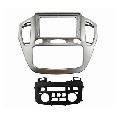 9 Inch Car Frame Fascia Adapter Radio Dash Fitting Panel Kit for Toyota for Highlander for Kluger 2000 2001 2002 2003 2004 2005 2006 2007 Radio Fascia Frame