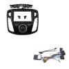 Car 2Din 9 Inch Car Radio Fascia DVD Stereo Frame Plate Adapter Mounting Dash Installation Bezel Panel for Ford for Focus 2012-2017 Radio Frame view 1
