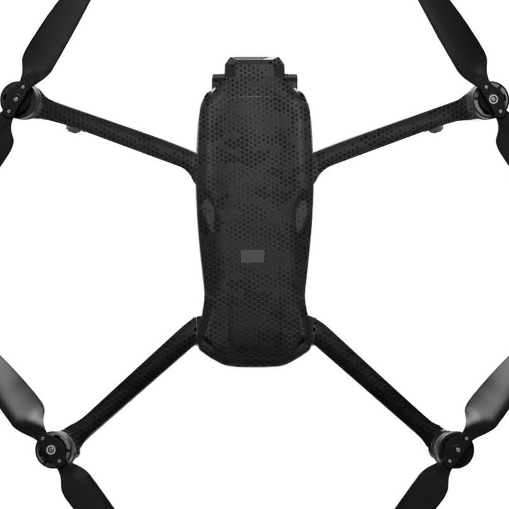 AIR3S Anti-Scratch Camera Vinyl Wrap Film Decal Skin for DJI Air 3S Body Accessories Protective Sticker Protector Coat (Mamba Black)