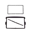 2 Din Radio Fascia, for Renault, Duster 2010+ Logan Sandero, for Dacia, Dokker DVD CD Dash Trim Installation Mount Kit Car Radio Dashboard Trim view 1