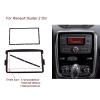 2 Din Radio Fascia, for Renault, Duster 2010+ Logan Sandero, for Dacia, Dokker DVD CD Dash Trim Installation Mount Kit Car Radio Dashboard Trim view 2