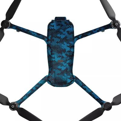 AIR3 Anti-Scratch Vinyl Wrap Film Decal Skin for DJI Air 3 Camera Body Accessories Protective Sticker Protector Coat (Mamba Blue)