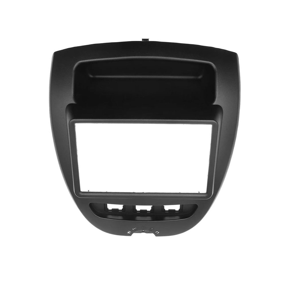 Car for Toyota for Aygo 2005-2014 Double 2 Din Car Radio Frame Fascia Dash Kit DVD Radio Panel Stereo Cover Radio Frame