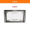 Car 2 Din Car DVD Frame Audio Dash Trim Kits Facia Panel Radio Player Screen Frame for Opel for Astra H for Zafira B 2007 Radio Frame view 2