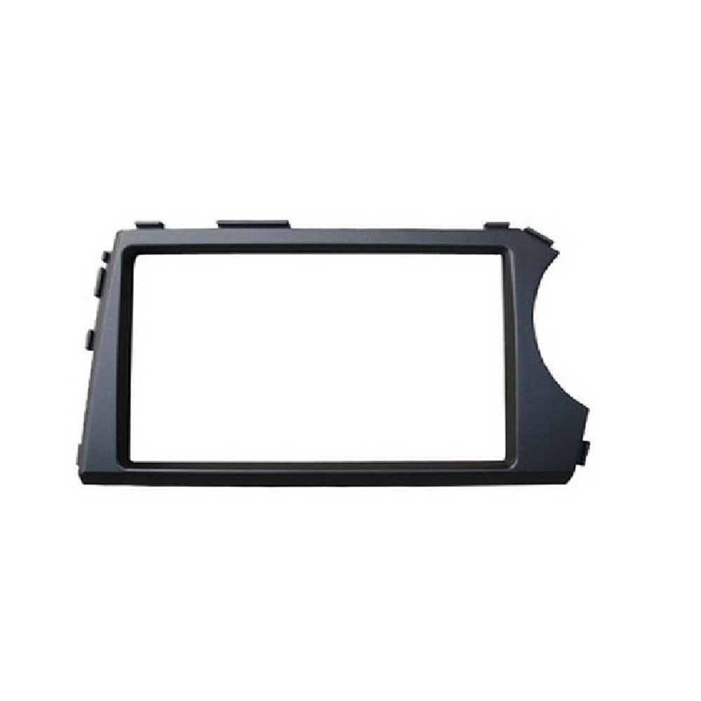 2 Din Audio Fascia Radio GPS DVD Stereo CD Panel Dash Mount Installation Trim Kit Frame, for Ssang Yong, for Actyon 2006-2009 Kyron 2005 On Car Radio Dashboard Trim