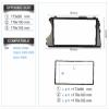 2 Din Audio Fascia Radio GPS DVD Stereo CD Panel Dash Mount Installation Trim Kit Frame, for Ssang Yong, for Actyon 2006-2009 Kyron 2005 On Car Radio Dashboard Trim view 2
