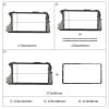 2 Din Audio Fascia Radio GPS DVD Stereo CD Panel Dash Mount Installation Trim Kit Frame, for Ssang Yong, for Actyon 2006-2009 Kyron 2005 On Car Radio Dashboard Trim view 3