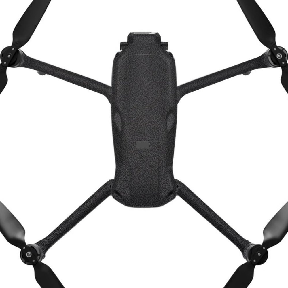 AIR3S Anti-Scratch Camera Vinyl Wrap Film Decal Skin for DJI Air 3S Body Accessories Protective Sticker Protector Coat (Leather Black)