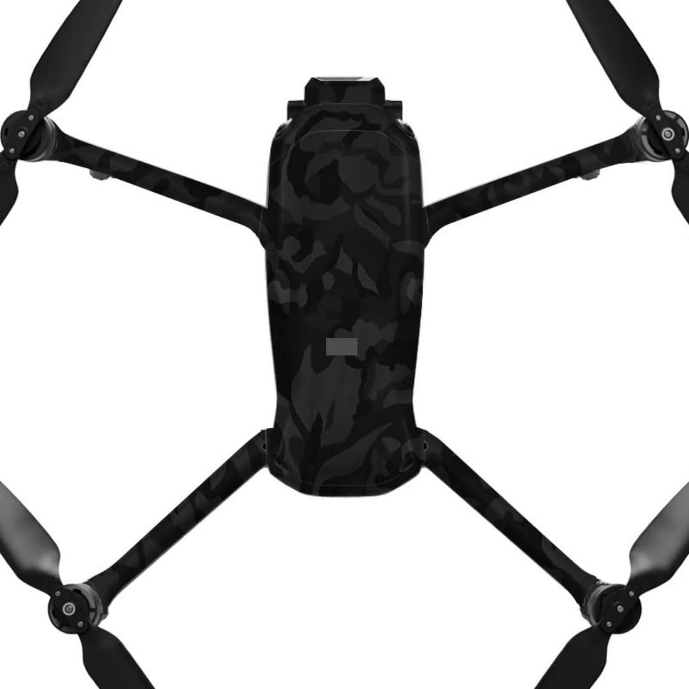 AIR3S Anti-Scratch Camera Vinyl Wrap Film Decal Skin for DJI Air 3S Body Accessories Protective Sticker Protector Coat (Shadow Camo Black)