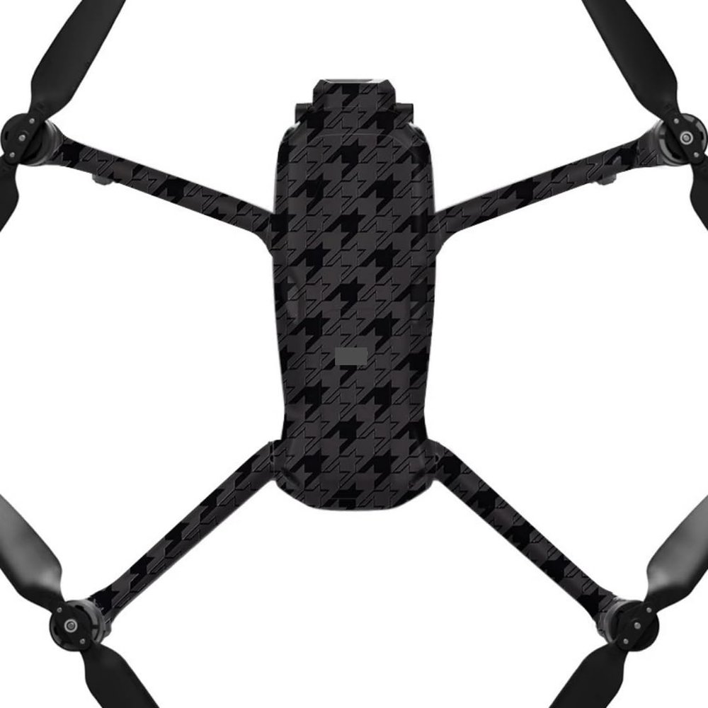 AIR3S Anti-Scratch Camera Vinyl Wrap Film Decal Skin for DJI Air 3S Body Accessories Protective Sticker Protector Coat (Plover Black)