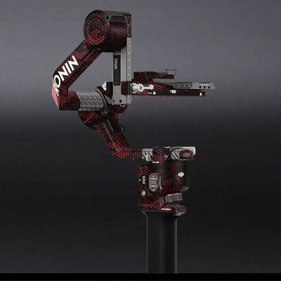 RS4PRO Anti-Scratch Decal Skin for DJI RS4 Pro Stickers Stabilizer Head Protection Vinyl Wrap Film Protector Coat Ronin RS4 Pro RoninS4 pro (Mamba Red)