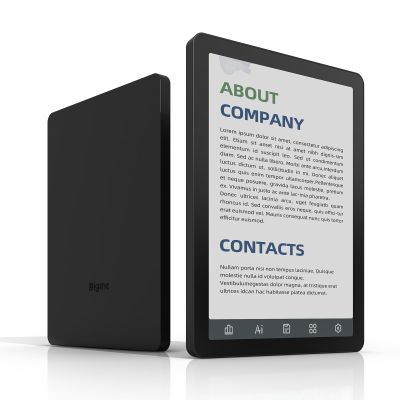 Bigme B6 Color Ebook Reader, 6 Inch E-Paper Tablet, 4GB+64GB Storage, Android 14, Black