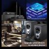 Wisoqu Bluetooth 5.3 Transmitter for TV to 2 Wireless Headphones, Long Range 262ft Bluetooth Adapter for TV aptX Low Latency HD Volume Control, Optical USB AUX Audio Inputs view 4