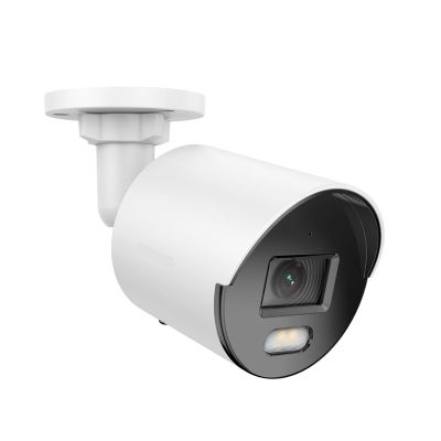 LNBBEQ 4X 5MP Color Full Night Vision IP Camera H.265+ Video Surveillance Kit Camera 100FT Warm Light Security Camera POE Camera