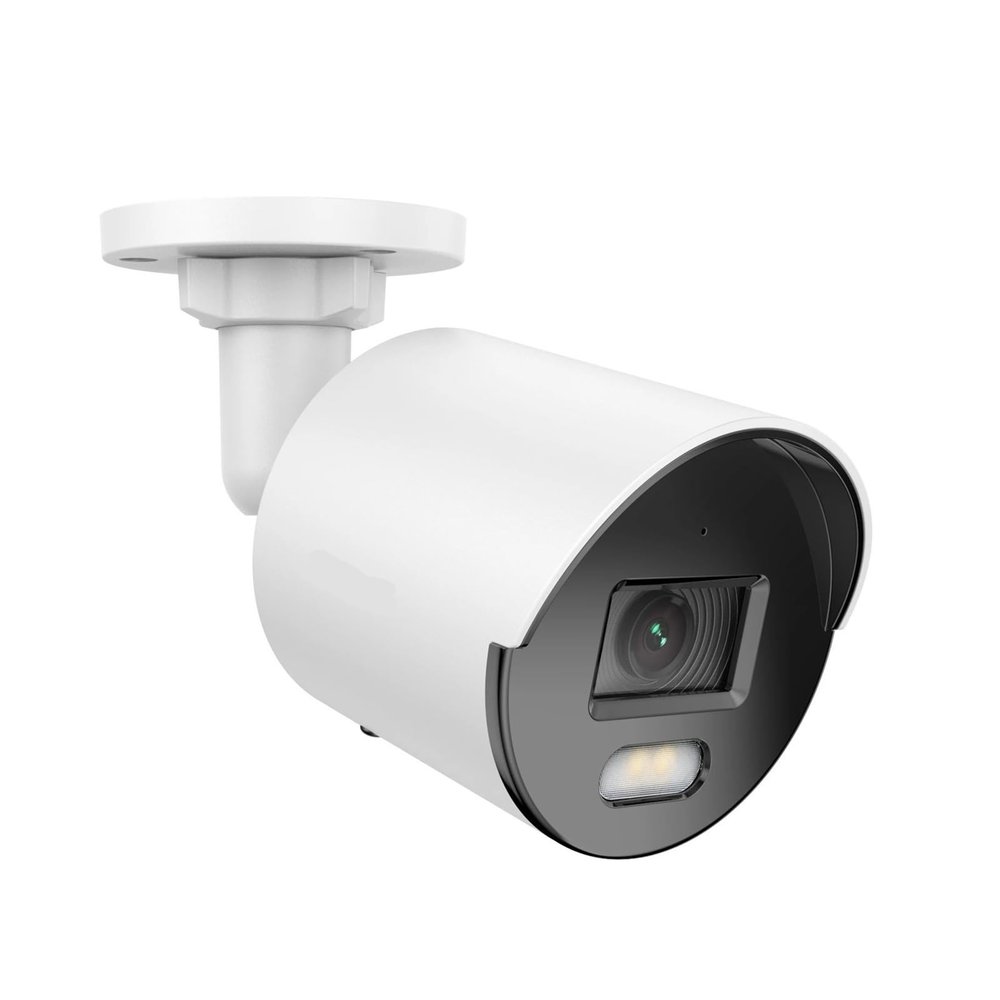LNBBEQ 4X 5MP Color Full Night Vision IP Camera H.265+ Video Surveillance Kit Camera 100FT Warm Light Security Camera POE Camera